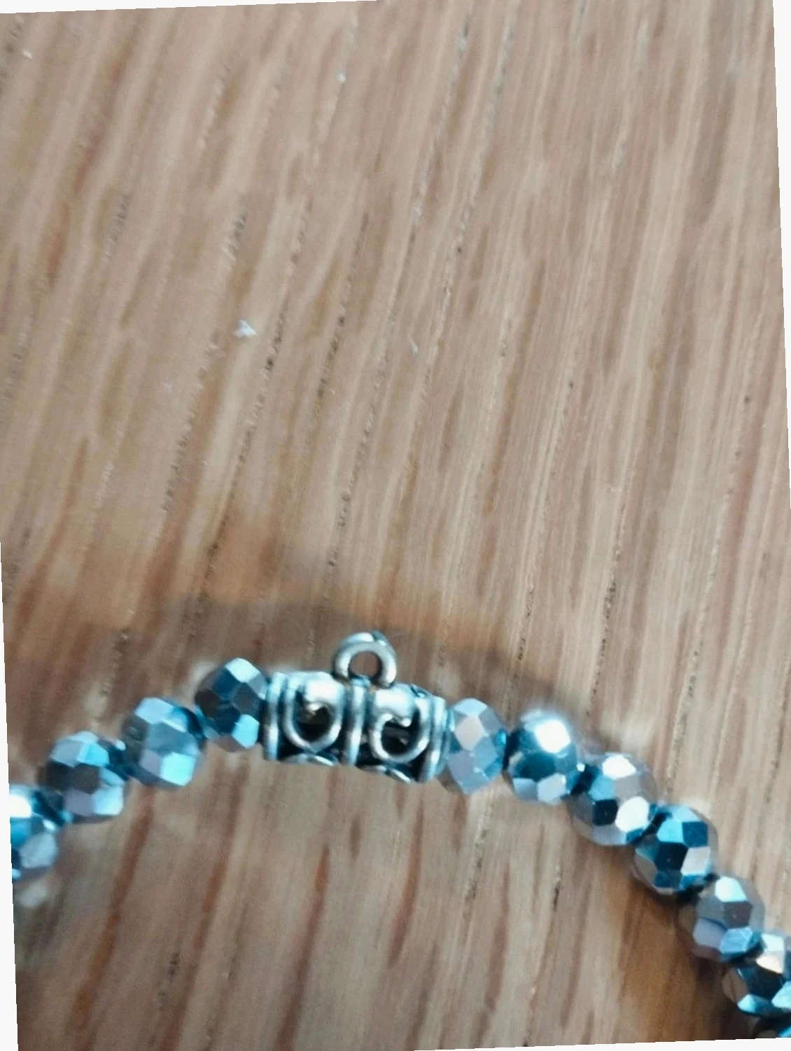 Brazalete de fantasía plateado elástico – photo 2